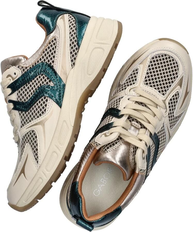 Gabor dames sneaker Wit Groen - Foto 3