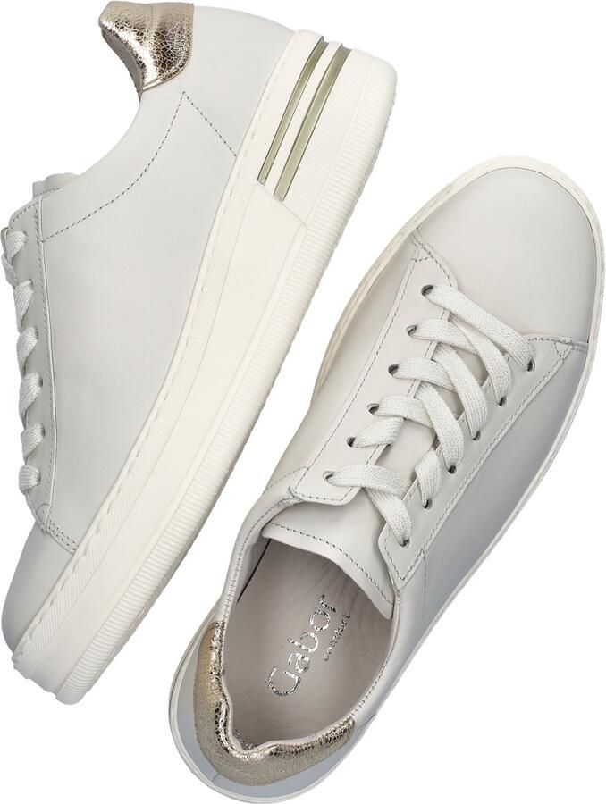 Gabor Lichtgewicht witte sneakers met uitneembaar voetbed White Dames - Foto 12