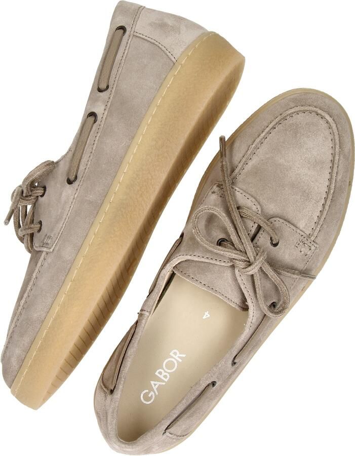 Gabor 83.342.12 Veterschoenen Beige Suede Dames Beige - Foto 11
