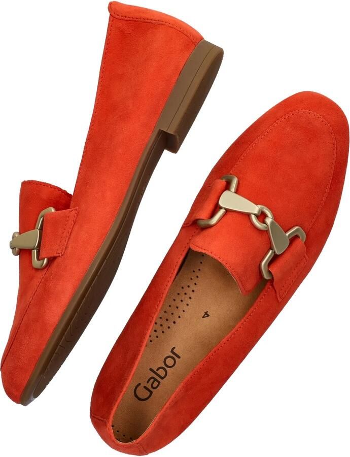 GABOR Loafers Dames 45.211 Maat: 35 5 Materiaal: Suède Kleur: Oranje - Foto 10