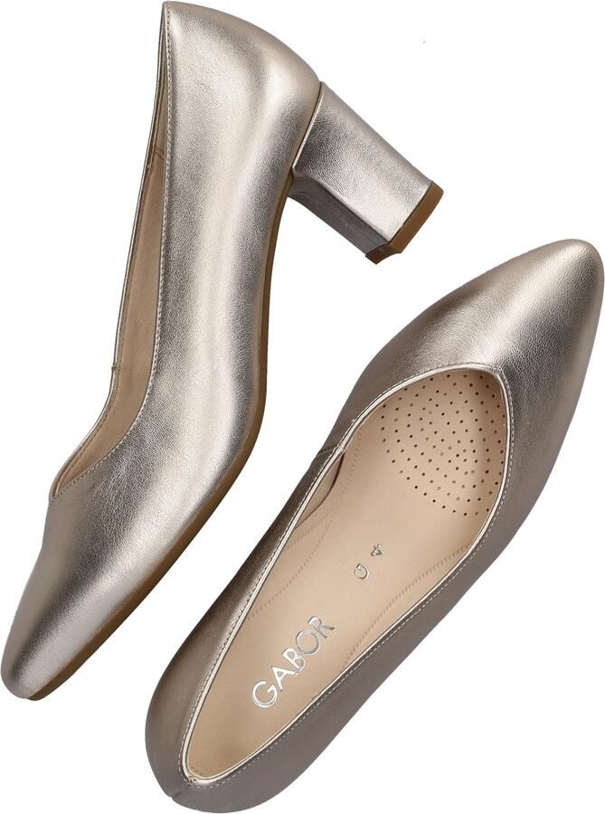 Gabor leren pumps goud - Foto 4