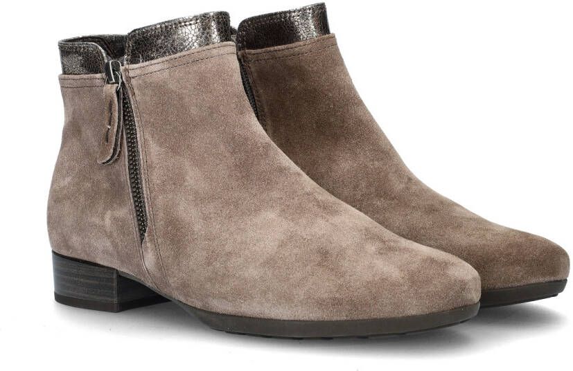 GABOR Enkellaarsjes Dames 718 Maat: 37 Materiaal: Suède Kleur: Taupe - Foto 11