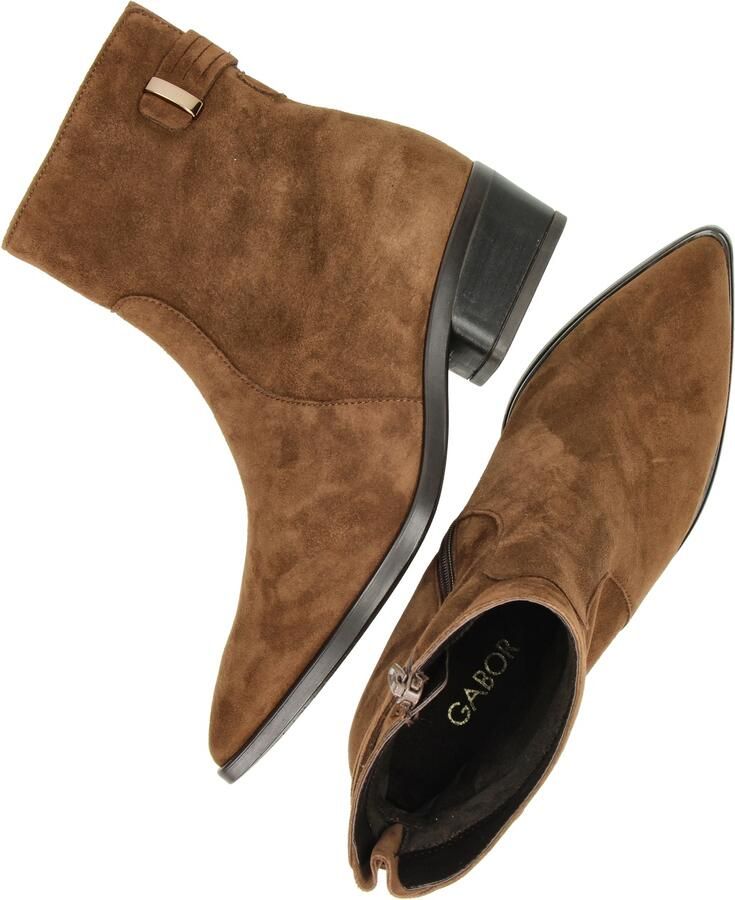 Gabor 8062.02.005 Enkellaarzen Bruin Suede Dames Bruin - Foto 13