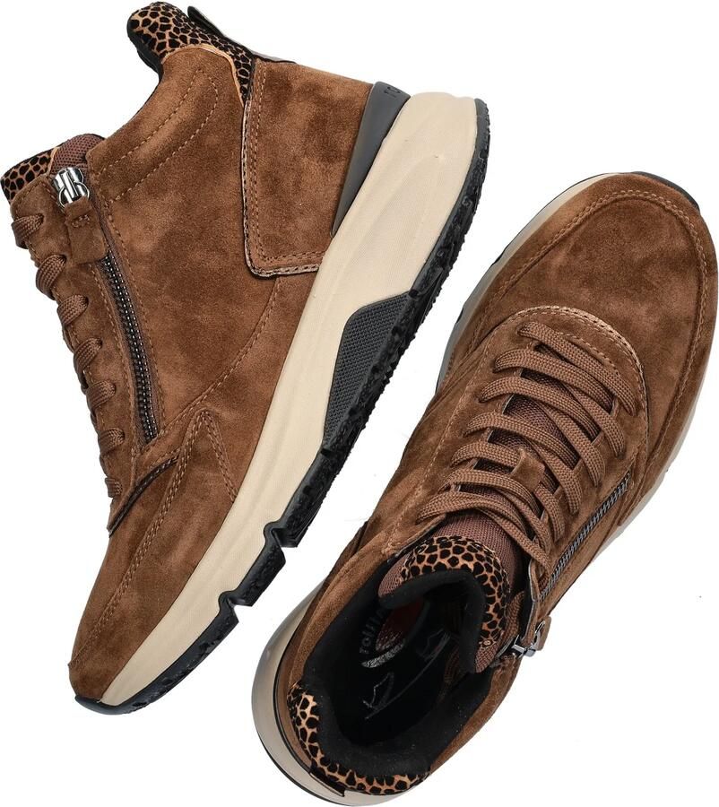 Gabor Rollingsoft Veterschoenen Hoog cognac - Foto 6