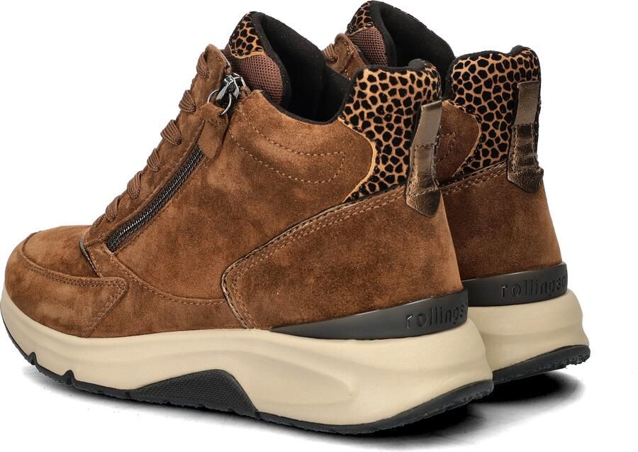 Gabor Rollingsoft Veterschoenen Hoog cognac - Foto 7
