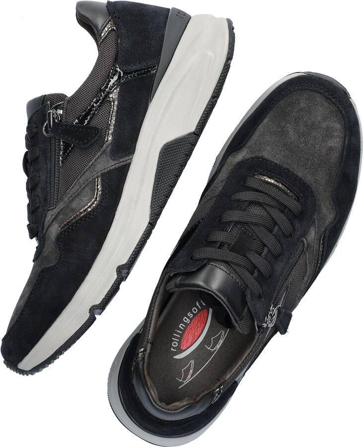 Gabor Comfortabele Rollingsoft Sneaker voor Dames Black Dames - Foto 7