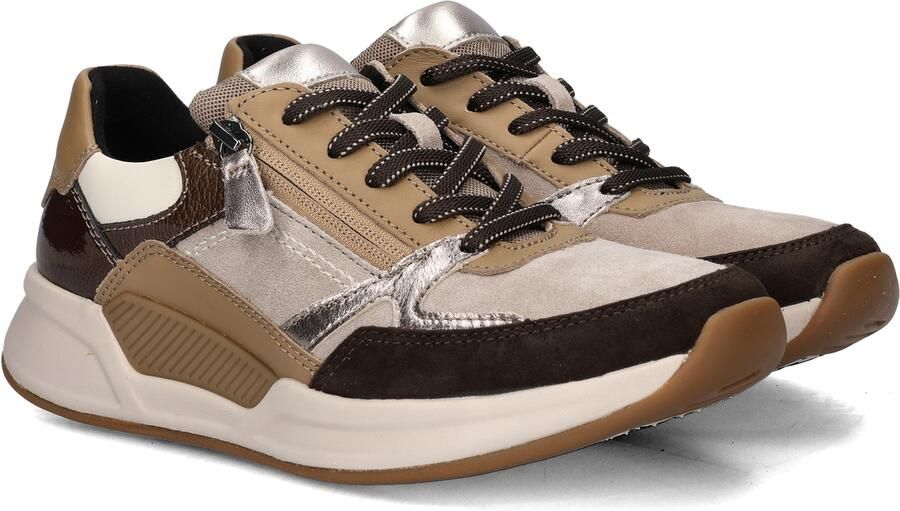 Gabor Rollingsoft dames sneaker Beige multi - Foto 5