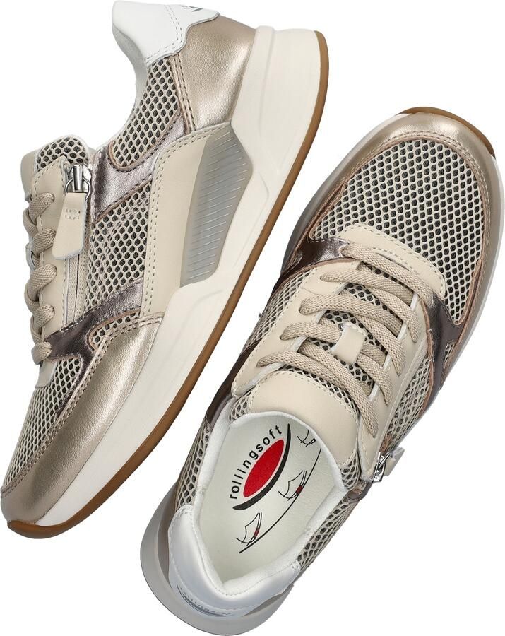 Gabor Rollingsoft dames sneaker Goud - Foto 3
