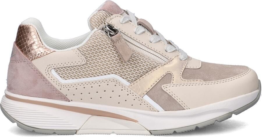 Gabor 86.878.33 Rolling Soft Sneakers beige Leer en Suede Dames Breed Beige - Foto 15