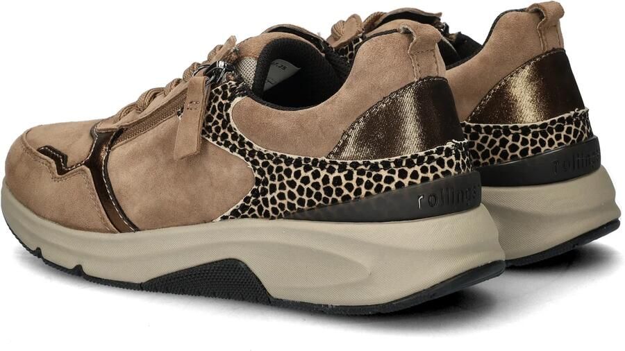 Gabor Comfortabele Rollingsoft Sneaker met Stabiliteit Beige Dames - Foto 5