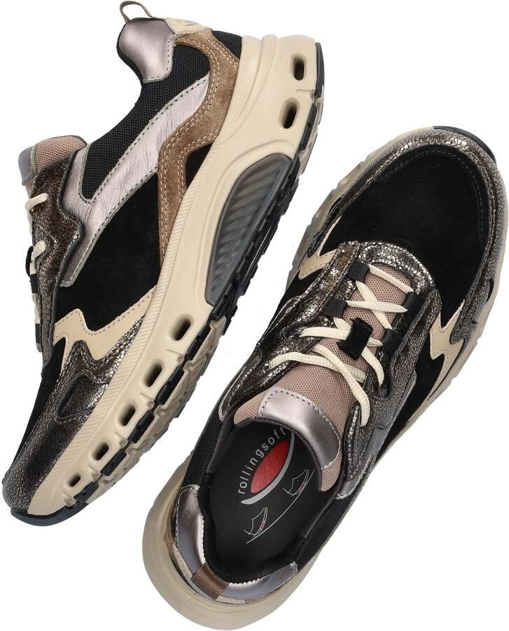 Gabor Rollingsoft Sneakers met sleehak plateau veterschoen lage schoen met verwisselbaar voetbed - Foto 4