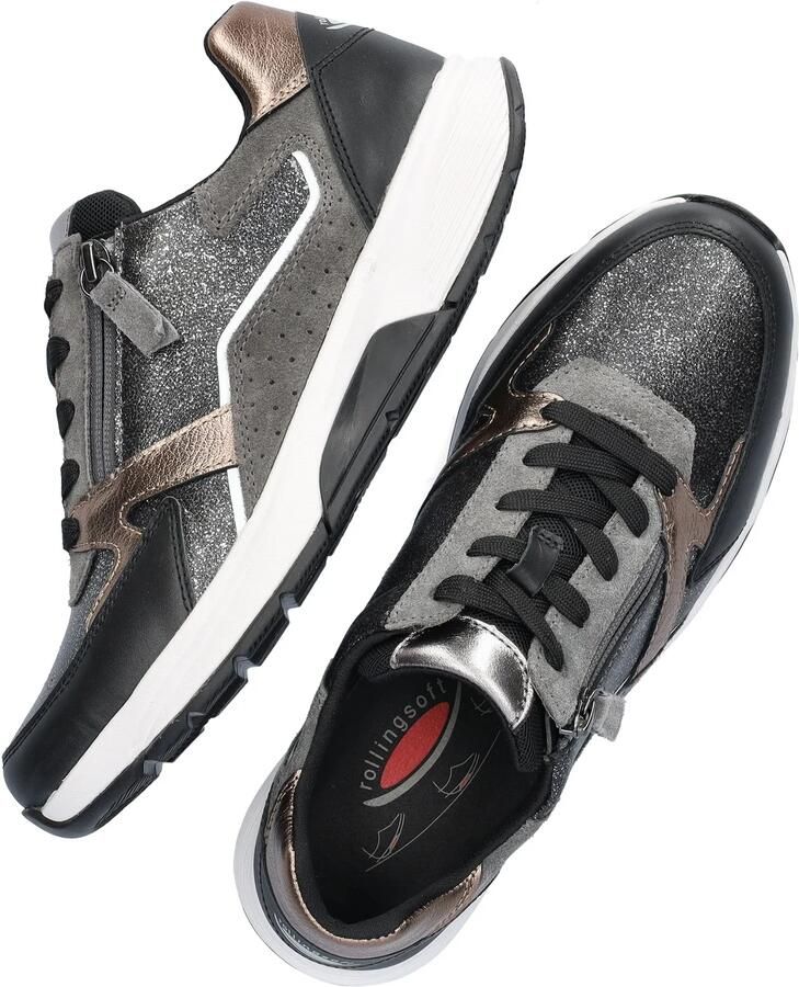 Gabor Rollingsoft Sneakers Dames Zwart - Foto 3