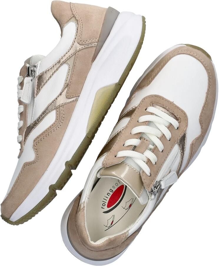 Gabor Rolling Soft dames sneaker Beige wit - Foto 3