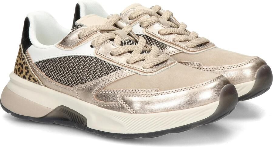 Gabor Rollingsoft Sneakers met sleehak vrijetijdsschoen lage schoen veterschoen met contrastafwerkingen - Foto 4