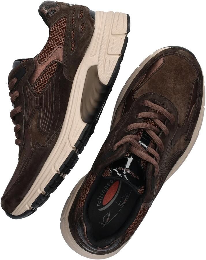 Gabor Rollingsoft dames sneaker Bruin - Foto 2