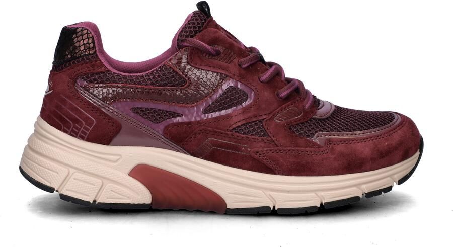 Gabor Rollingsoft Sneakers Bordeauxrood Suède - Foto 15