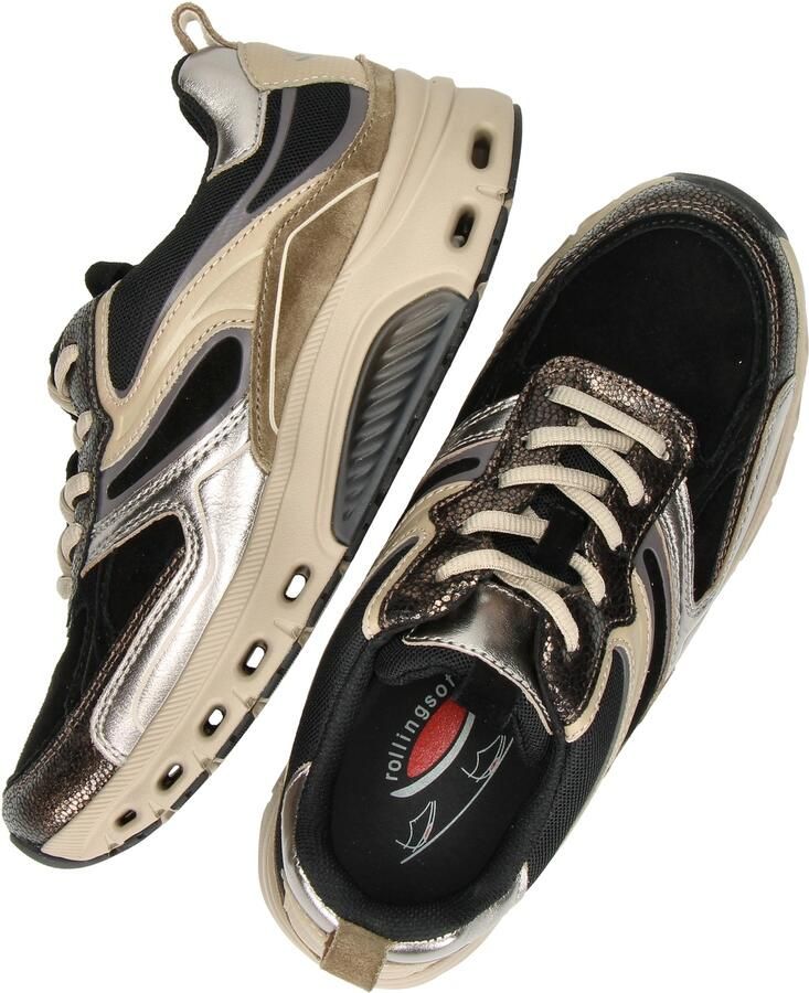 Gabor Rollingsoft Sneakers met sleehak plateau veterschoen lage schoen met verwisselbaar voetbed - Foto 9