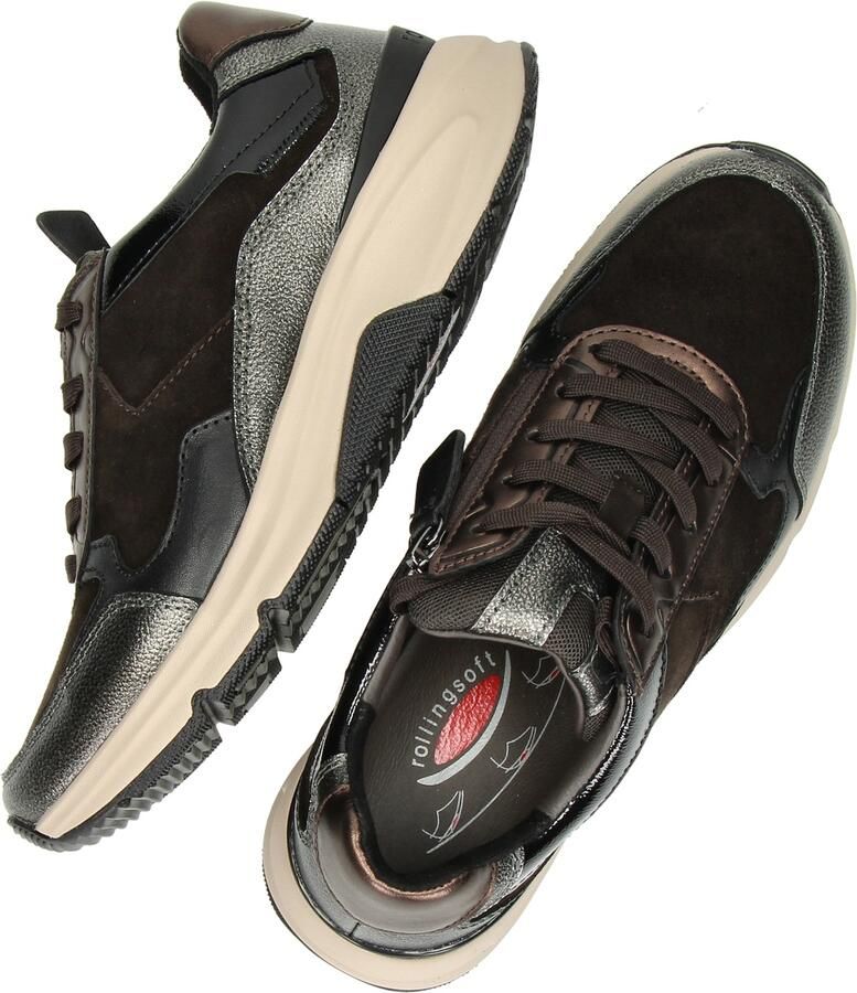 Gabor 0103.02.003 sneaker bruin combi 38.5 - Foto 4