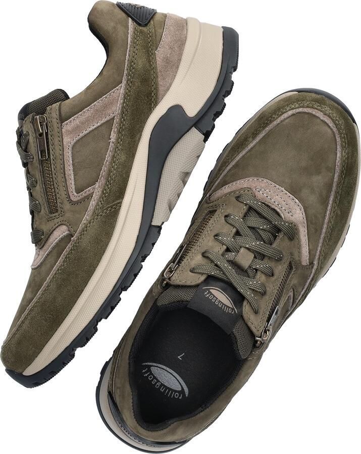 Gabor Rollingsoft heren lage sneaker Donker Taupe - Foto 4