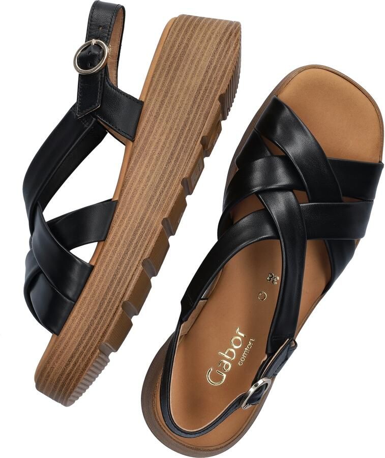 Gabor Casual damessandalen in effen kleur - Foto 6