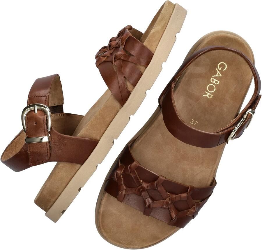 Gabor 600 Sandalen Dames Bruin - Foto 7