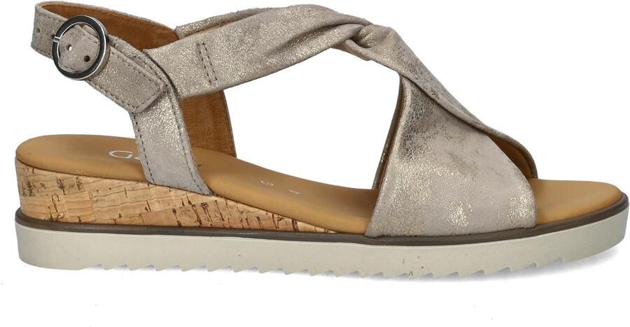 GABOR Sandalen met Hak Dames 751.1 Maat: 38 Materiaal: Leer Kleur: Taupe - Foto 10
