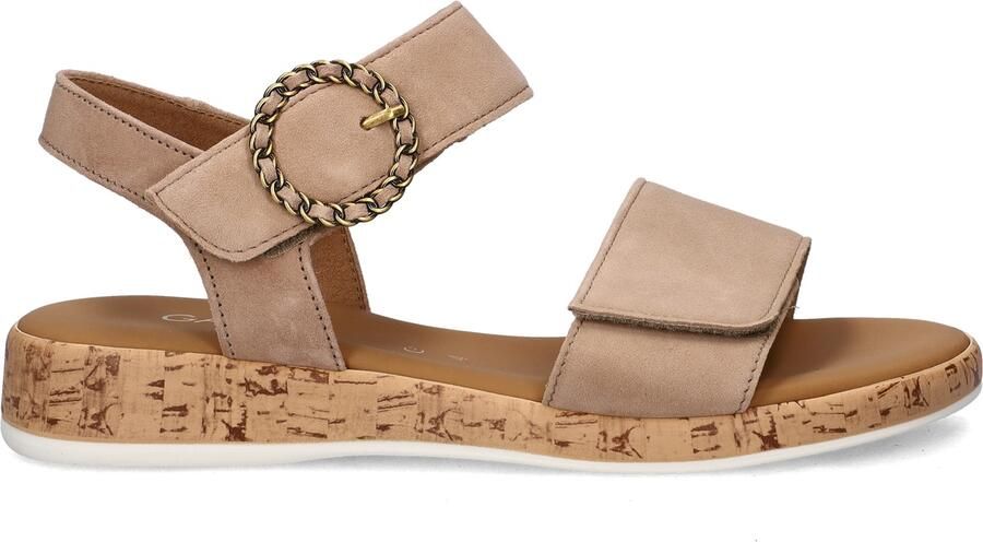 Gabor Sandalen Plat Sandalen Plat beige - Foto 14