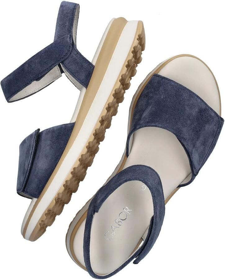 Gabor suède sandalen blauw - Foto 4