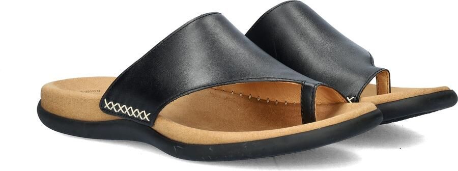 Gabor Teenslippers sleehak zomerschoen dianette met contrastkleurig borduursel - Foto 19