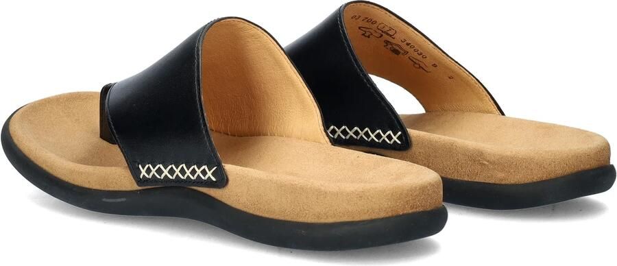Gabor Teenslippers sleehak zomerschoen dianette met contrastkleurig borduursel - Foto 18