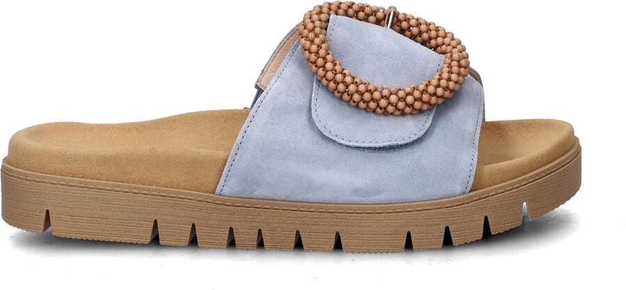 Gabor -Dames blauw licht slippers & muiltjes - Foto 4