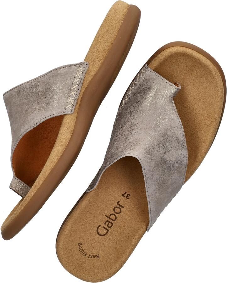 Gabor -Dames goud slippers & muiltjes - Foto 7