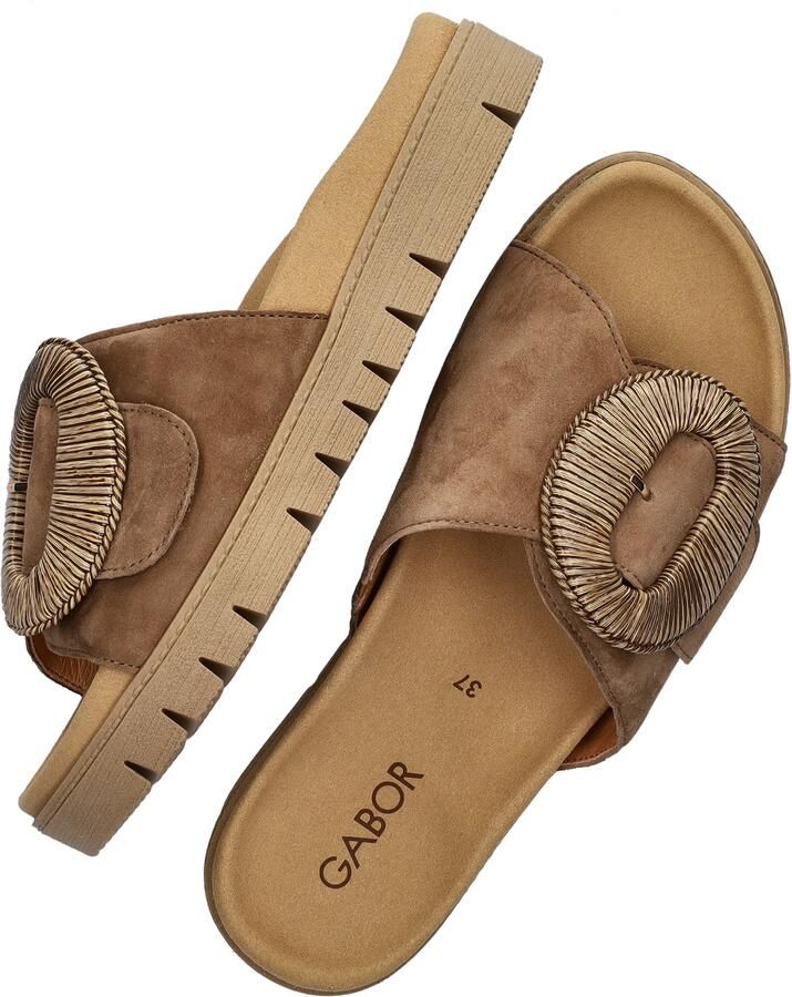 Gabor 83.742.14 Slippers Bruin Suede Dames Bruin - Foto 13