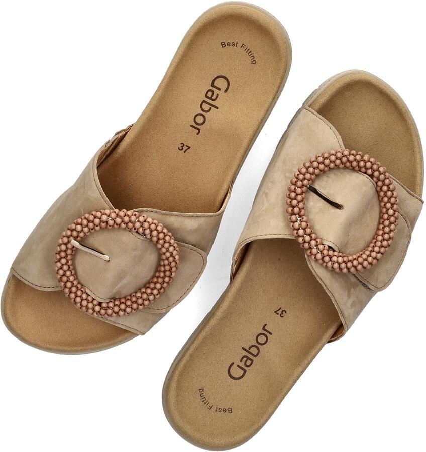 Gabor 83.745.14 Slippers Beige Suede Dames Beige - Foto 7