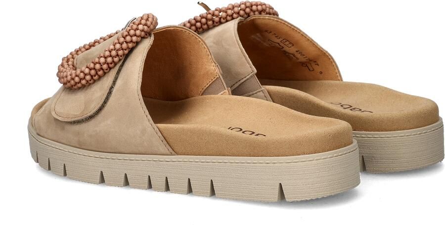 Gabor 83.745.14 Slippers Beige Suede Dames Beige - Foto 9