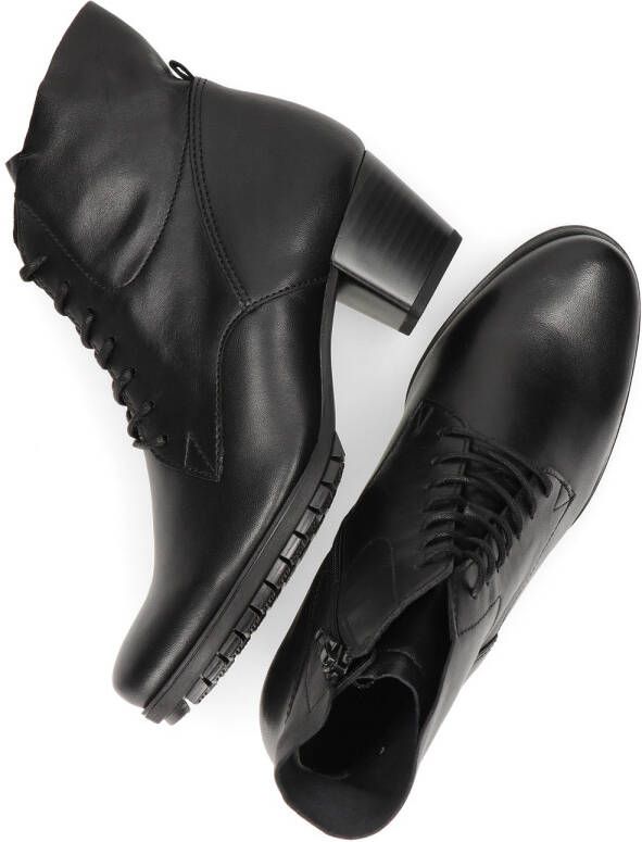 Gabor Zwarte gladleren veterschoenlaars Black Dames - Foto 8