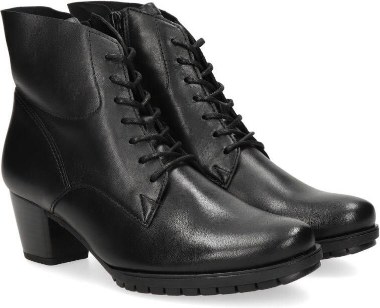 Gabor Zwarte gladleren veterschoenlaars Black Dames - Foto 6