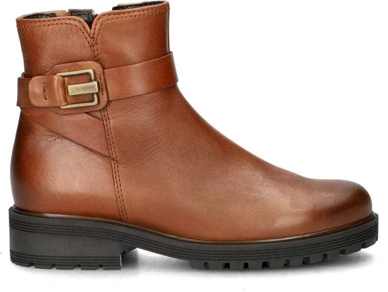 GABOR Enkellaarsjes Dames 762 Maat: 44 Materiaal: Leer Kleur: Camel - Foto 4