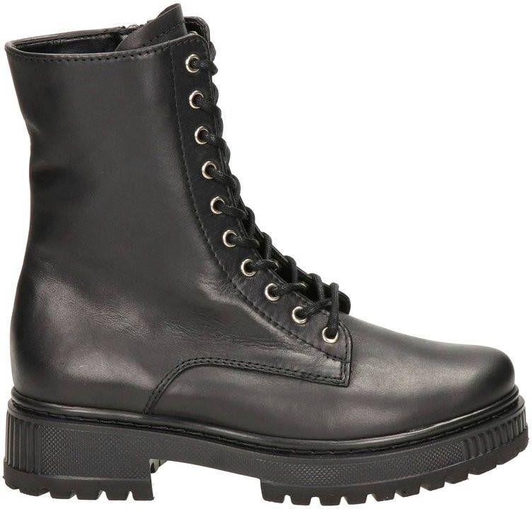 Gabor comfort leren veterboots zwart - Schoenen.nl