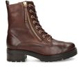 Gabor Stijlvolle leren veterschoenen voor dames Brown - Bruin