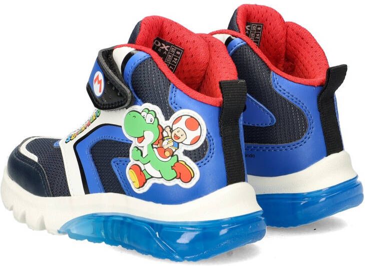 GEOX Ciberdron jongens sneakers Blauw multi - Foto 2