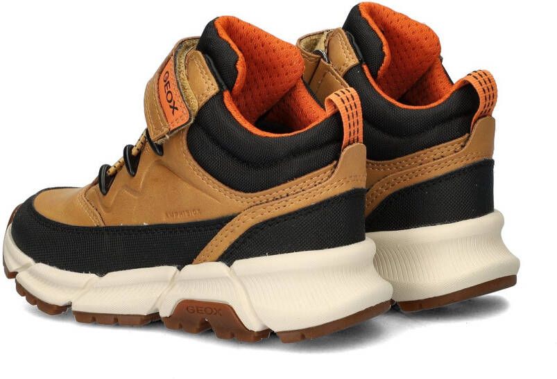 Geox Flexyper Plus sneakers cognac Bruin Jongens Imitatieleer Meerkleurig 29 - Foto 5