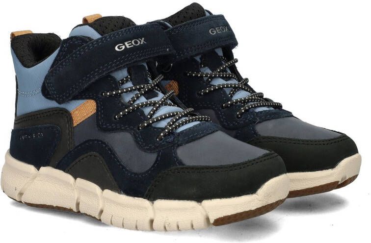 Geox J Flex Blauw Jongens Imitatieleer Meerkleurig 30 Sneakers - Foto 3