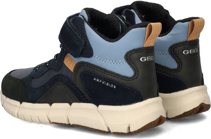 Geox J Flex Blauw Jongens Imitatieleer Meerkleurig 30 Sneakers - Foto 5