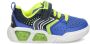 GEOX J Inek Boy jongens sneaker Blauw multi - Thumbnail 3