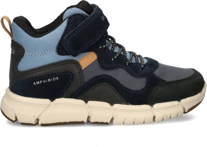 Geox J Flex Blauw Jongens Imitatieleer Meerkleurig 31 Sneakers