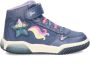 Geox J Inek sneakers met lichtjes paars Meisjes Imitatieleer Printopdruk 31 - Thumbnail 3