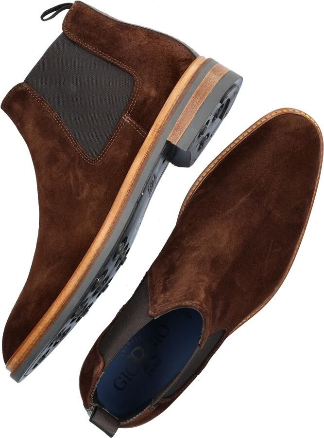 Giorgio Azzurro heren chelseaboot Bruin - Foto 3