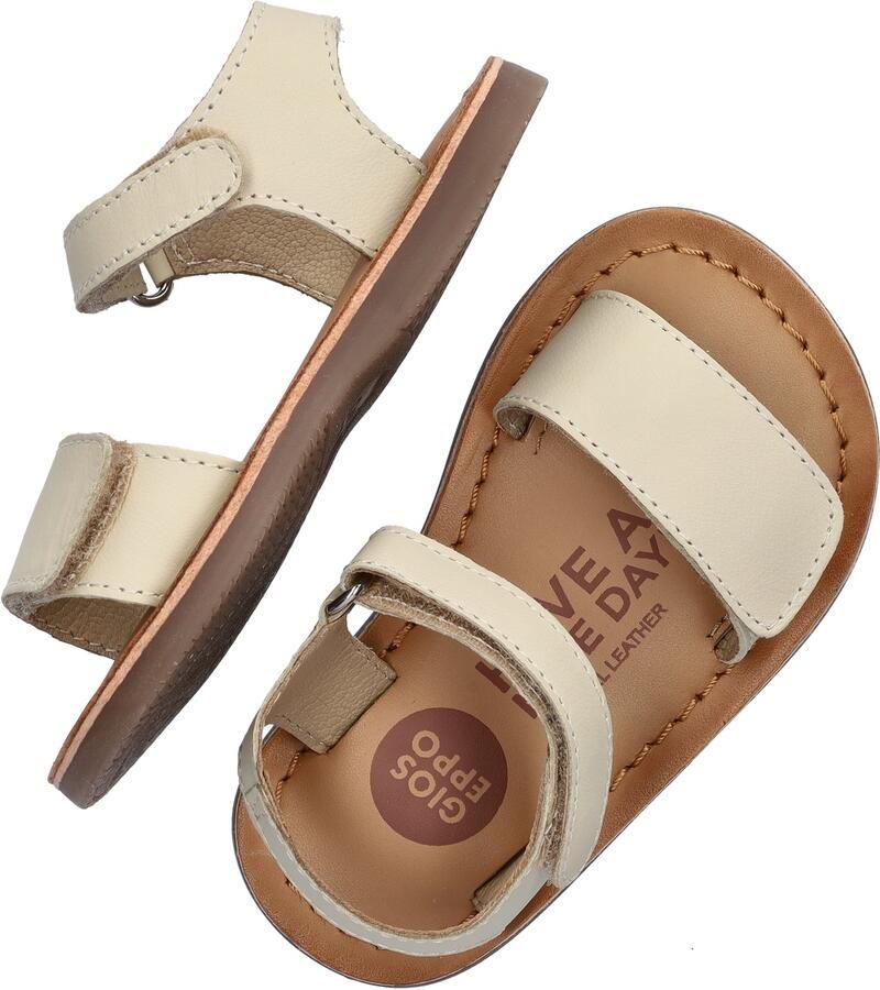 Gioseppo leren sandalen offwhite Ecru Meisjes Leer Effen 26