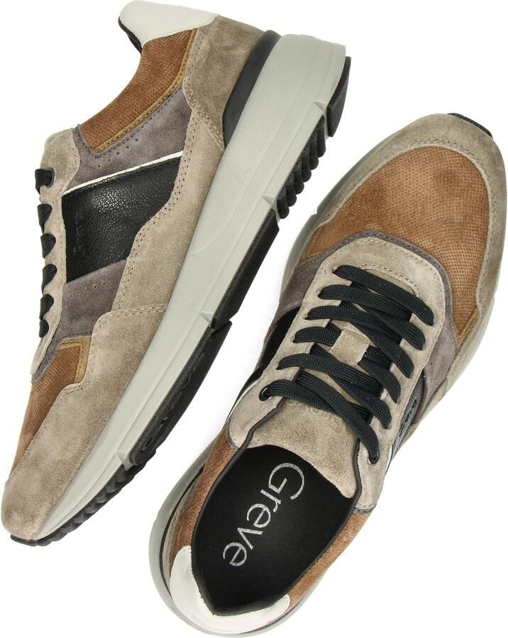 GREVE Lage Sneakers Heren Walker H Maat: 43 Materiaal: Suède Kleur: Taupe - Foto 5